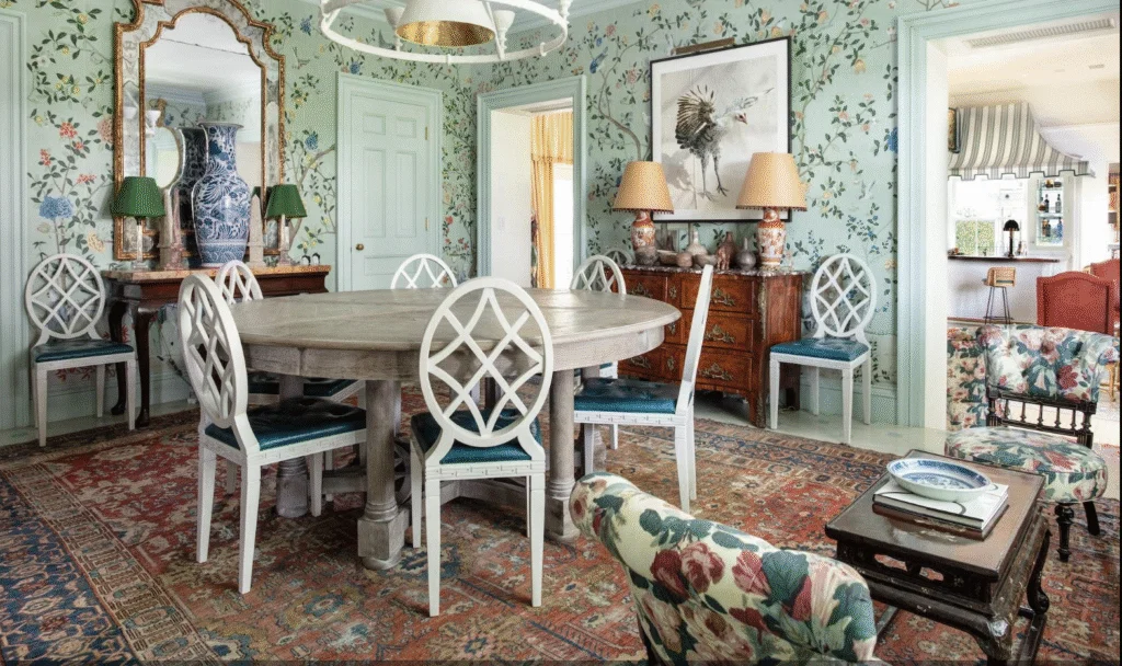 The formal dining room at Goodthyme Farm  (Photo by Kerry Kirk Photography)